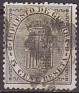 Spain - 1874 - Coat Of Arms - 5 CTS - Black - Spain Coat - Edifil 141 - 0